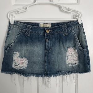 City Blue Jean Skirt
